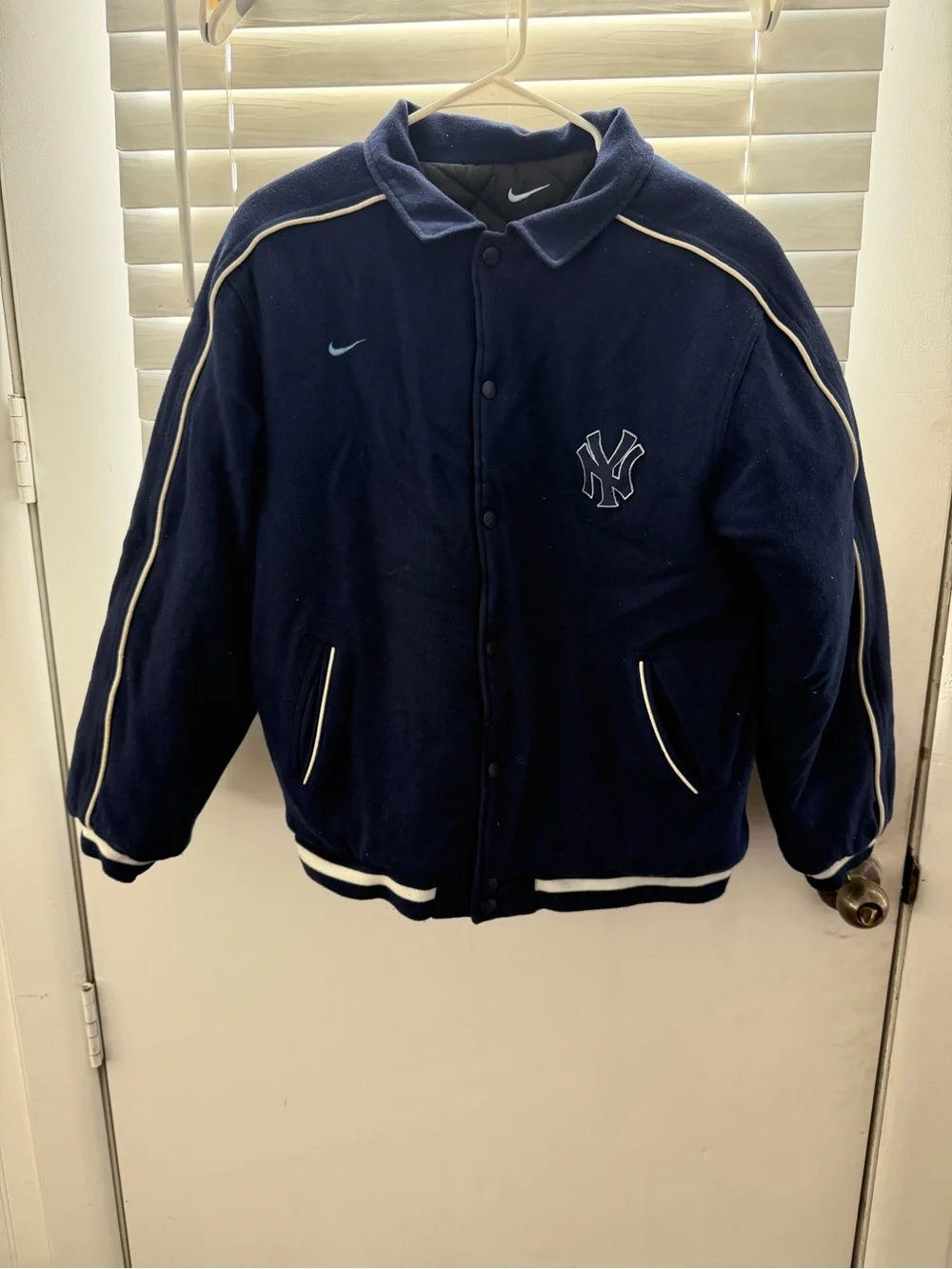 Vintage Nike New York Yankees Reversible Jacket - Youth XL